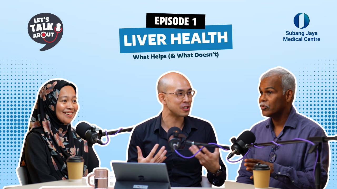 Full-service video podcast production for SJMC Healthcare Series including editing, publishing, and social media clips